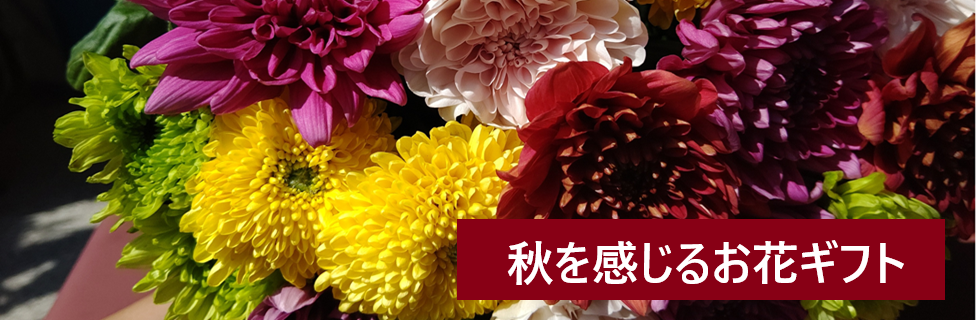 秋を感じるお花ギフト