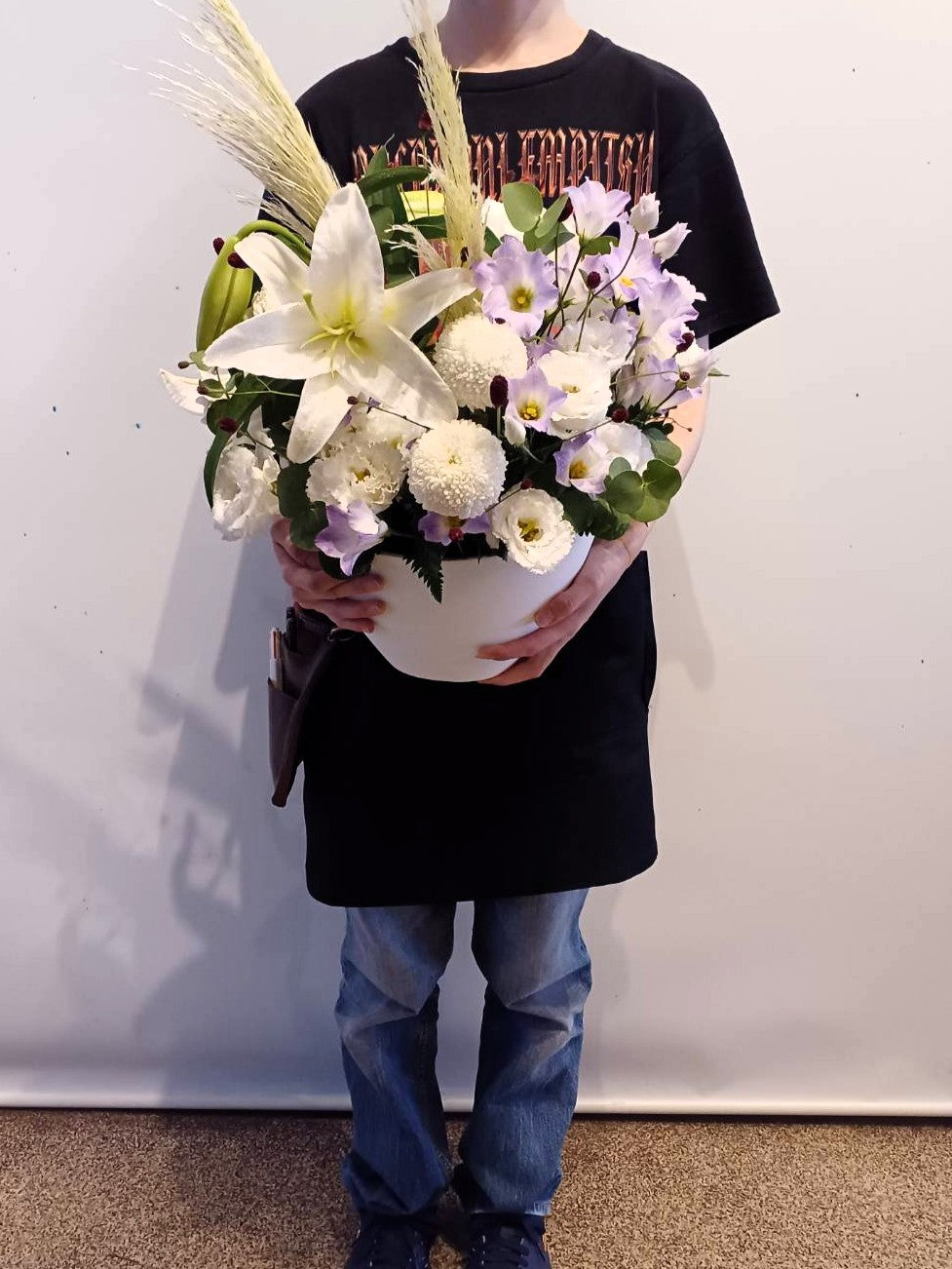 【販売停止】OA-0700【初盆迎える方に】お盆用アレンジLサイズ