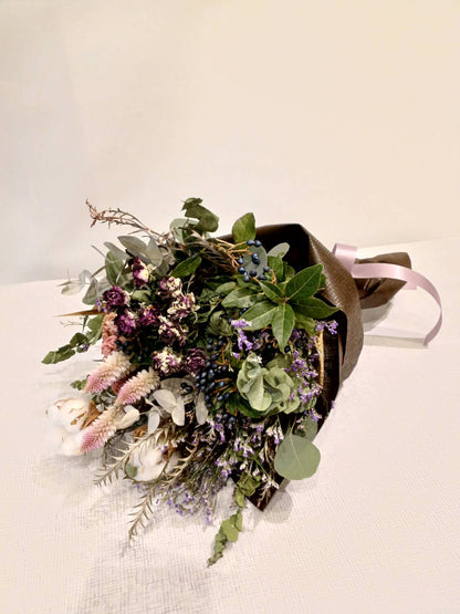 【販売停止】H-0501ドライフラワー（花束小）