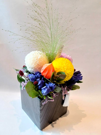 【販売停止】OA-0350【モダンなご自宅に最適】お盆用アレンジSサイズ