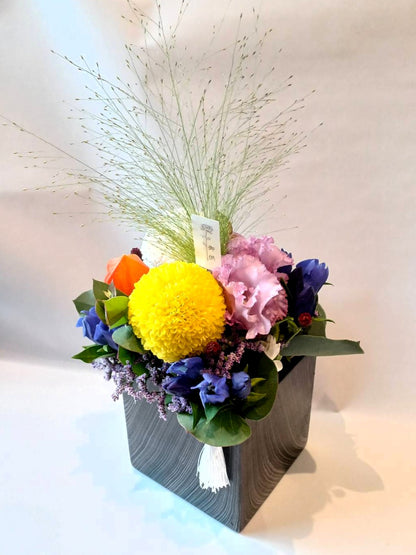 【販売停止】OA-0350【モダンなご自宅に最適】お盆用アレンジSサイズ