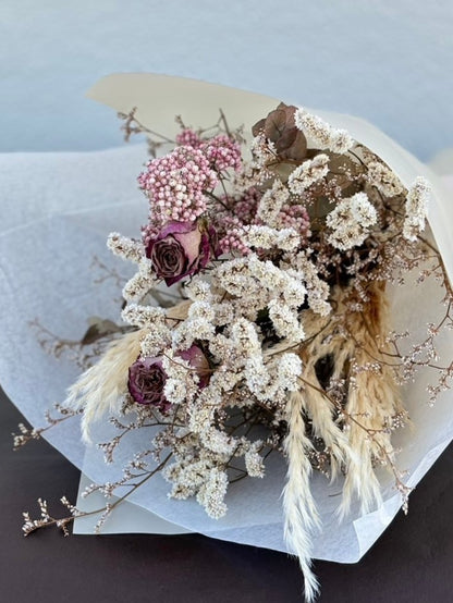 【販売停止】H-0351ドライフラワーミニブーケ