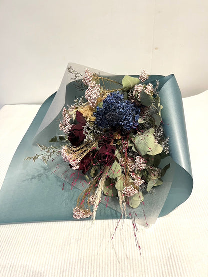 【販売停止】H-0701ドライフラワー（花束）